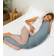 Doomoo Pregnancy/Breastfeeding Pillow Tetra Blue