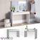 VICCO Emma White/Sonoma Dressing Table 106.2x120cm