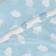 HappyFriday Basic Kids Clouds Bed Sheet Blue (270x160cm)