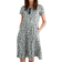 Seasalt Cornwall Enor Fit & Flare Dress - Inked Bloom Dark Balsam