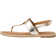 Tamaris Leather Sandals - Gold