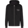 AllSaints Underground Zip Logo Hoodie - Jet Black