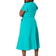 Coast Double Flutter Sleeve Wrap Midi Dress Plus Size - Green