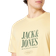 Jack & Jones Men's Jorlucca Crew Neck T-shirt - Italian Straw