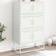 vidaXL 846493 White Skænk 68.5x123.5cm