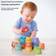 Shein 1pc Bear Number Circle Stacking Cup Letter Matching Early Educational Tool, Stacking Ring Toy For Parent-Child Interaction, Puzzle Toy For Boys Girls, Christmas, Halloween, Easter Party, Birthday Gift (Random Color)