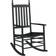 vidaXL 4008870 Black Rocking Chair 115cm