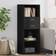 vidaXL 846167 Black Skænk 45x124cm