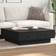 vidaXL 848088 Black Soffbord 90x90cm