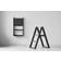 Gejst Reech Step Ladder Black Sittpall 47cm