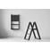 Gejst Reech Step Ladder Black Tabouret 47cm