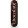 Chocolate Capps The Bar 8" Skateboard deck Uni brown
