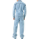 boohooMAN Relaxed Fit Long Sleeve Denim Jumpsuit - Light Blue