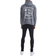 boohooMAN Tall Skinny Jeans With All Over Rips - True Black