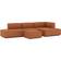 AllModern Modular Rust Sofa 95.3" 4pcs 4 Seater