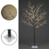 SnowTime Twig Tree Brown Christmas Lamp