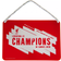 Taylors Football Souvenirs Champions Of Europe Bedroom Sign