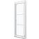 Klarvinduer TD1-3K_138 Trä Sidohängt fönster 2-glasfönster 70x175cm