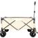 Bed Bath & Beyond Folding Wagon, Heavy Duty Utility Beach Wagon Cart for Sand with Big Wheels, Adjustable Handle & Drink Holders