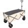 Bed Bath & Beyond Folding Wagon, Heavy Duty Utility Beach Wagon Cart for Sand with Big Wheels, Adjustable Handle & Drink Holders