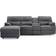 GRS Jacob Dark Grey Sofa 256cm 3 Seater