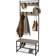 House of Home Coat Rack Stand Rustic Light Brown Shoe Rack 70.5x178cm