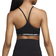 Nike Women's Indy Light Support Padded V Neck Sports Bra - Black/Sail