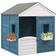 vidaXL Playhouse with Lockable Door & Flower Boxes