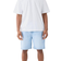 boohooMAN Loose Denim Shorts - Ice Blue