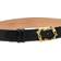 Alexander McQueen Women's Snake Hip Belt - Black