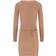 Elisabetta Franchi Knitted Dress with Twist Neck - Nude