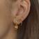 Stine A Flow Bow Earring - Gold
