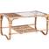 Home ESPRIT Rattan Natural/Transparent Coffee Table 46x76cm