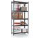 CLP Metal Unit Black Shelving System 90x90cm