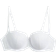 Tu Lace Balcony Bra - White