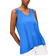 Tu V Front & Back Vest Top - Bright Blue