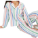 Tu Cotton Traditional Pyjamas - Bright Stripe