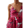 Tu For All The Love Printed Tie Back Ruched Bust Midaxi Dress - Palm Print