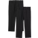 Tu Boy's Generous Fit Woven Extendable Hem Trousers 2-pack - Black