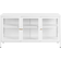 Newport White Vitrine en verre