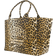 Ganni Oversized Canvas Tote Bag - Leopard