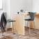 Fritz Hansen 3187/3197 Seven White Beech Veener Sittpall 110cm