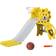 Aiyaplay 2 In 1 Kids Slide For Indoor Use With Basketball Hoop