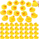 GADIEDIE Rubber duck 50 pack mini rubber ducky float ducks baby bath toy, great for