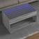 vidaXL with Infinity LED Grey 90 x 50 x 50 cm Coffee Table 50x90cm