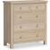 Roseland Furniture Farrow Oak 2 Over 3 Chest of Drawer 85x90cm