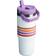 Stanley IceFlow with Flip Straw Varsity Collection Cream Lilac Stripe Travel Mug 30fl oz