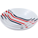 Beverly Hills Polo Club Stripes Tallriksset 12st
