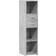 vidaXL 846155 Concrete Grey Förvaringsskåp 30x124cm