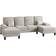 Ebern Designs Sectional Couches Beige Sofa 106.3" 3pcs 4 Seater